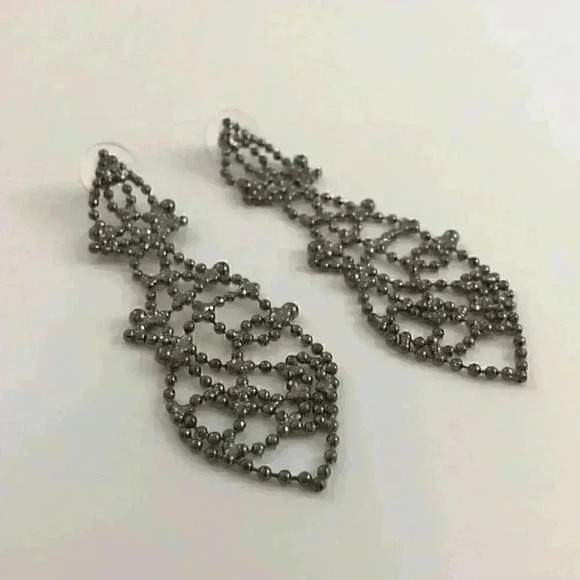Vera Wang New Post Ball Chain Chandelier Earrings - Picture 4 of 8